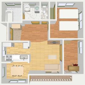 住宅間取り設計イメージ